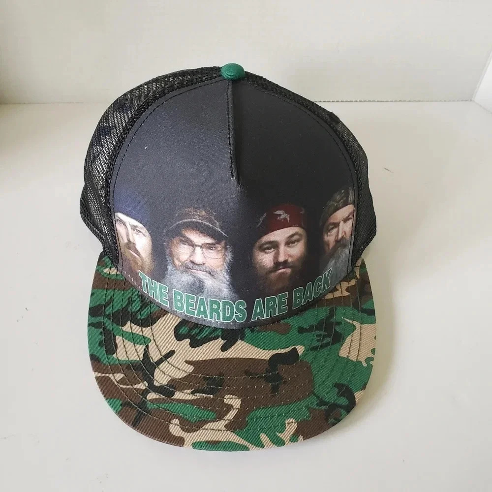 NWOT,Duck Dynasty Mens  Camo Mesh,Snapback Trucker Hat.